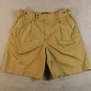 Vintage C C FILSON Co Heavy Canvas Hiking Shorts Men 36x9 Khaki Outdoors Cotton